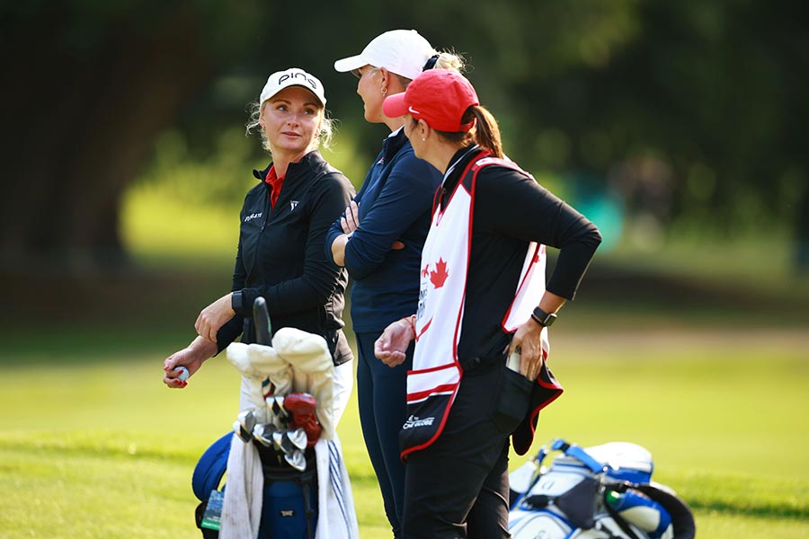 SMU Golfers speaking